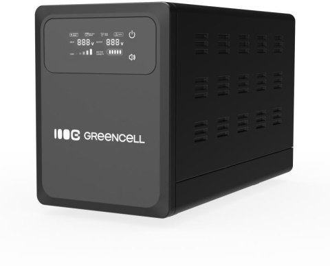 GREEN CELL UPS ZASILACZ AWARYJNY Greencell PowerCore 1200VA 800W AVR 12VDC LCD