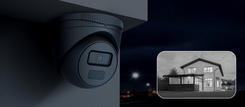 HILOOK Kamera IP Hilook by Hikvision kopułka 4MP IPCAM-T4-P Black 2.8mm