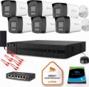 HILOOK Zestaw do monitoringu Hilook 6 kamery IP IPCAM-B8-30DL/A