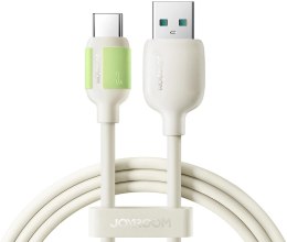 JOYROOM Kabel Joyroom S-A53 3A USB-A - USB-C z fluorescencyjną końcówką 1,2 m - beżowy