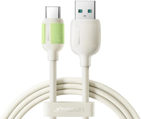 JOYROOM Kabel Joyroom S-A53 3A USB-A - USB-C z fluorescencyjną końcówką 2 m - beżowy