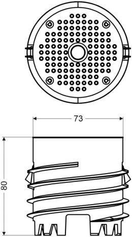 KOPOS Puszka elektroinstalacyjna do elewacji ocieplenia MDFZ płyta KOPOS MDFZ 80_KB