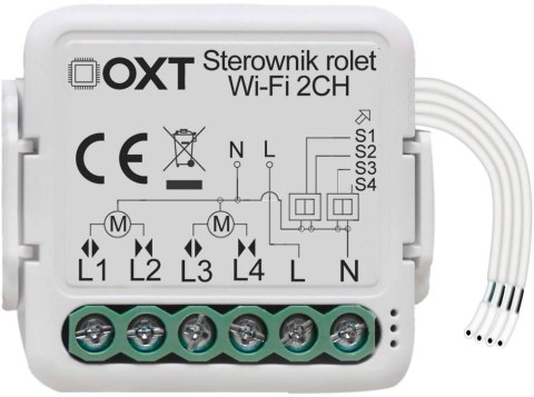 OXT Moduł OXT mini sterownik 2 rolety WiFi TUYA
