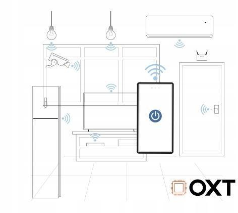 OXT Moduł OXT przekaźnik 1 obw. pomiar 16A ZigBee TUYA