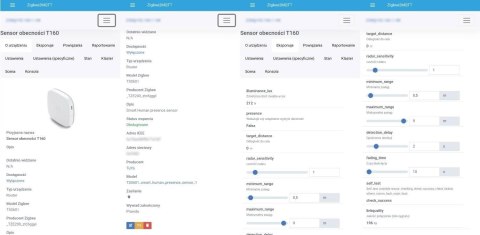 OXT OXT Czujnik radar obecności jasności 230V ZigBee TUYA