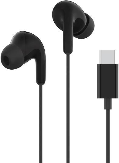 XIAOMI Słuchawki Xiaomi Type-C Earphones Czarne z Mikrofonem HD