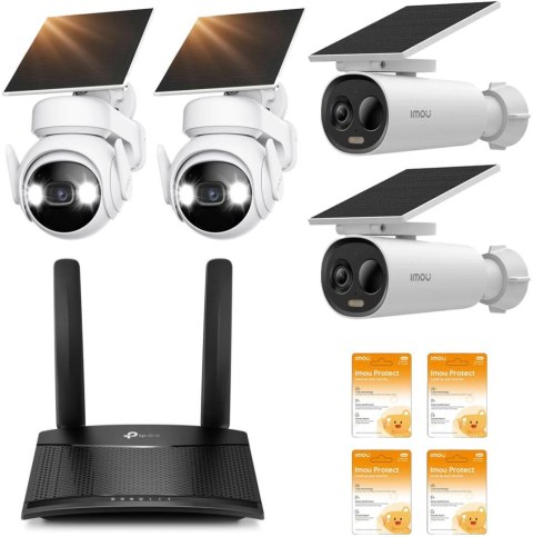 IMOU Zestaw kamer Imou 2x Cell PT kit, 2x Cell 3C AIO z routerem 4G