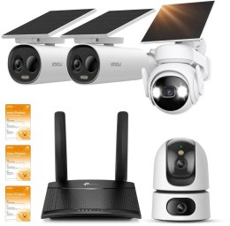 IMOU Zestaw kamer Imou Cell PT Kit, Cell 3C AIO, Ranger Dual z routerem 4G