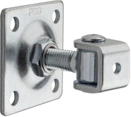 PSG Zawias PSG 61.018.01 z szyldem 80x80x3mm - gwint M16 (regulowany, ucho ocynkowane)