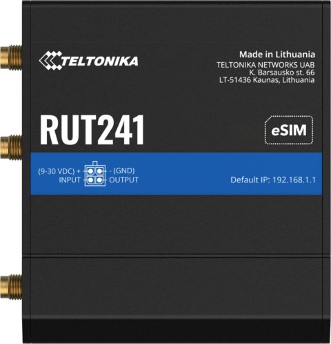 TELTONIKA Teltonika RUT241 router przemysłowy 4G / LTE (RUT241010000)