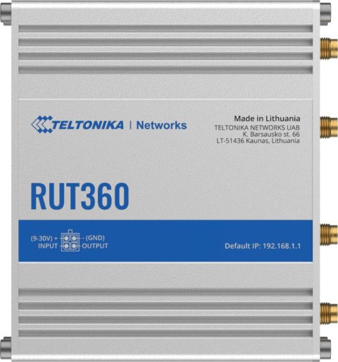 TELTONIKA Teltonika RUT360 router przemysłowy 4G / LTE (RUT360000000)