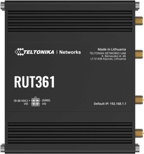 TELTONIKA Teltonika RUT361 router przemysłowy 4G / LTE (RUT361100000)