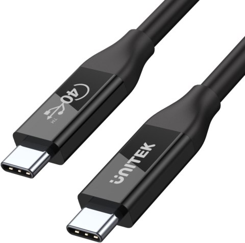 UNITEK Unitek przewód USB-C 4.0 PD 100W 40 Gbps 8K 0,8 m