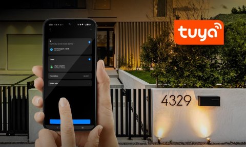 EURA Wideodomofon EURA 2-żyłowy VDP-49A3-2TY czarny Tuya