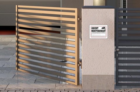 OEM Tabliczka PCV Obiekt Monitorowany z RODO 35x25 cm