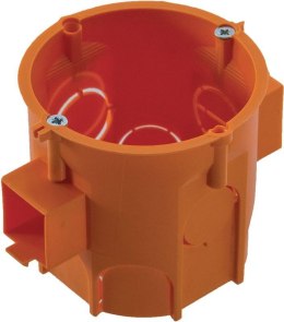 PAWBOL Puszka PK60 Lux głęboka łączeniowa z wkrętami pomarańczowa Pawbol - A.0006LP
