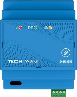 TECH STEROWNIKI Extender sygnału na szynę DIN EX-MODBUS Tech sterowniki