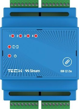 TECH STEROWNIKI Moduł karta wejść na szynę DIN KW-12-2m Tech sterowniki