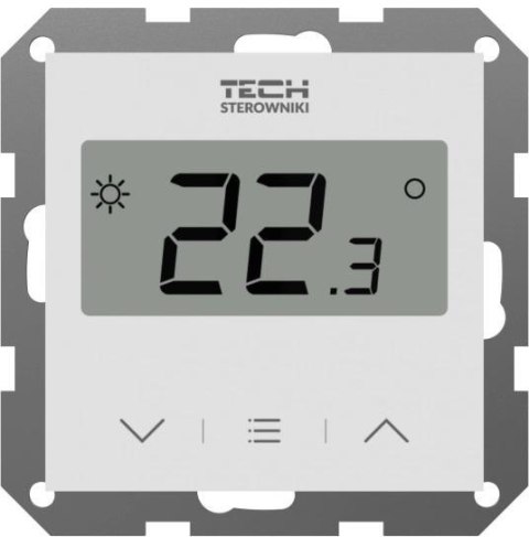 TECH STEROWNIKI Przewodowy Dwustanowy regulator pokojowy biały F-2Z v1 Tech sterowniki