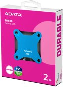 ADATA Dysk Zewnętrzny SSD Adata SD620 2TB niebieski