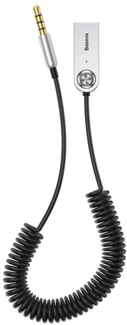 BASEUS Baseus BA01 odbiornik dźwięku Bluetooth 5.0 kabel adapter audio AUX jack czarny (CABA01-01)