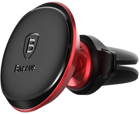 BASEUS Uchwyt magnetyczny Baseus Overseas Edition czerwony (na kratkę wentylacyjną)