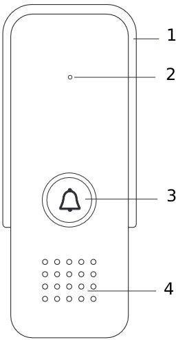 EURA Domofon EURA ADP-24A3 czarny 2 żyłowy