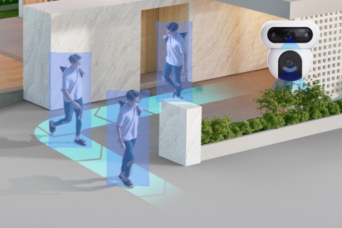 EZVIZ Kamera IP Ezviz HB90 z panelem solarny 8W dual 4MP+4MP Wi-Fi AOV