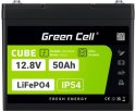 GREEN CELL AKUMULATOR LITOWO-ŻELAZOWO-FOSFORANOWY LiFePO4 Green Cell Cube 12.8V 50Ah LFPGC12V50AH