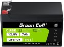 GREEN CELL AKUMULATOR LITOWO-ŻELAZOWO-FOSFORANOWY LiFePO4 Green Cell Cube 12.8V 7Ah LFPGC12V7AH