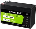 GREEN CELL AKUMULATOR LITOWO-ŻELAZOWO-FOSFORANOWY LiFePO4 Green Cell Cube 12.8V 7Ah LFPGC12V7AH