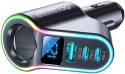 JOYROOM Joyroom szybka ładowarka samochodowa 4w1 USB-A QC3.0 / 2xUSB-C PD 150W czarna