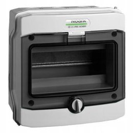NOARK PLASTIKOWA OBUDOWA INSTALACYJNA Natynkowa IP65, 1x6 modułów. PHS 6T NOARK 113262