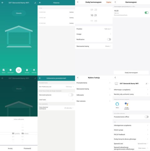 OXT Moduł OXT do bramy garażu Wi-Fi Tuya (T210GL) bez sensora