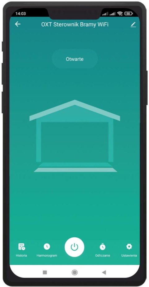 OXT Moduł OXT do bramy garażu Wi-Fi Tuya (T210GL) bez sensora