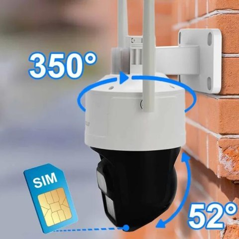 ORLLO Kamera IP ORLLO Z17 Ultra 4K zewnętrzna obrotowa GSM na kartę SIM