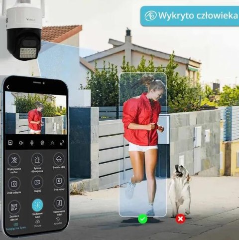 ORLLO Kamera IP ORLLO Z17 Ultra 4K zewnętrzna obrotowa GSM na kartę SIM