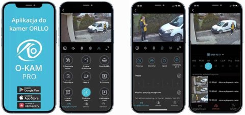 ORLLO Kamera IP ORLLO Z17 Ultra 4K zewnętrzna obrotowa GSM na kartę SIM