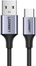UGREEN Kabel Ugreen US288 USB-A / USB-C QC 3.0 3A 2m - szary