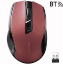 UGREEN Mysz optyczna Ugreen MU006 bezprzewodowa USB 2.4GHz / Bluetooth 5.0 4000 DPI - czerwona