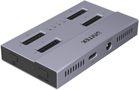 UNITEK Unitek USB4 4-kieszeniowa stacja dokująca/ klonująca M.2 SSD