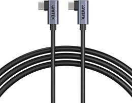 UNITEK Unitek kabel USB-C do USB-C PD 100W podwójny 90 stopni, 1m