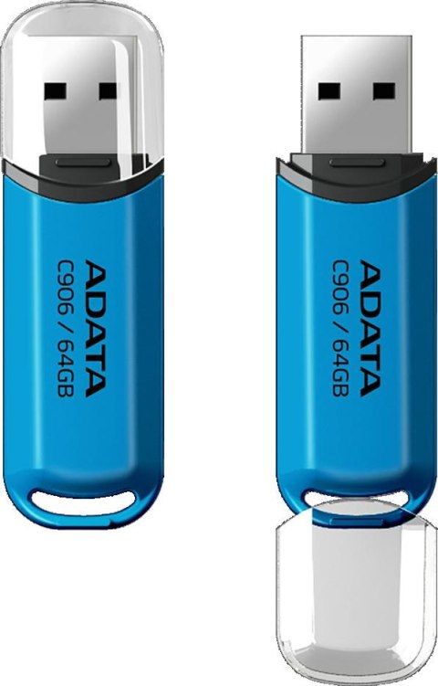 ADATA Adata Pendrive C906 64GB USB2.0 niebieski