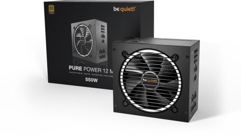 BE QUIET! Zasilacz komputerowy be quiet! Pure Power 12 M 550W 80 Plus Gold ATX 3.0