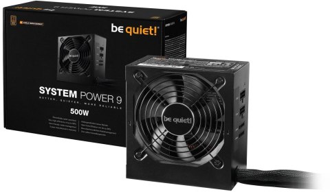 BE QUIET! Zasilacz komputerowy be quiet! System Power 9 500W CM 80 Plus Bronze