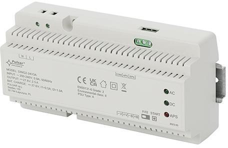 PULSAR Zasilacz buforowy impulsowy na szynę DIN Grade 2 DING2-24V3A 27,6V 3A
