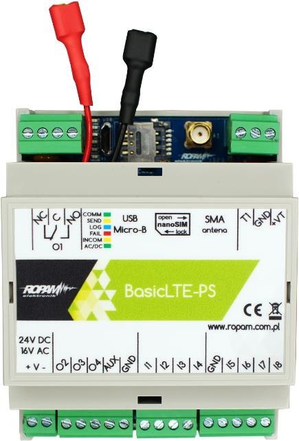 ROPAM ROPAM Basic4G-PS-D4M  moduł powiadomienia i sterowania LTE (2G/4G)