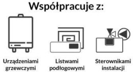 TECH STEROWNIKI Bezprzewodowy dwustanowy regulator pokojowy biały ST-294v2 Tech sterowniki