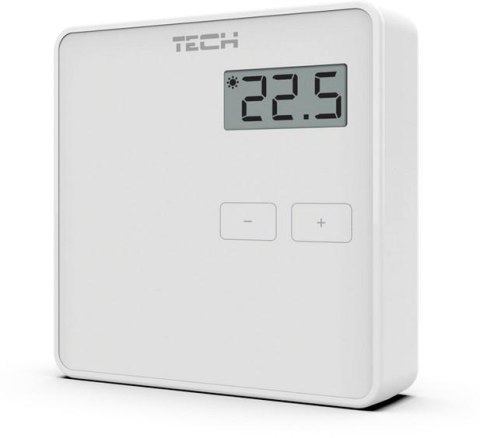 TECH STEROWNIKI Bezprzewodowy dwustanowy regulator pokojowy biały ST-294v2 Tech sterowniki