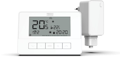 TECH STEROWNIKI Bezprzewodowy regulator pokojowy biały T-4.2 Tech sterowniki